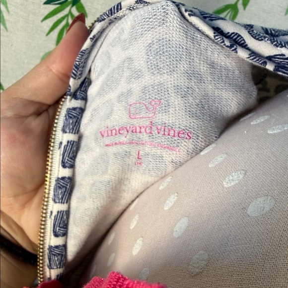 Vineyard Vines Blue Elephant Pattern Dress E2 - Picture 2 of 4